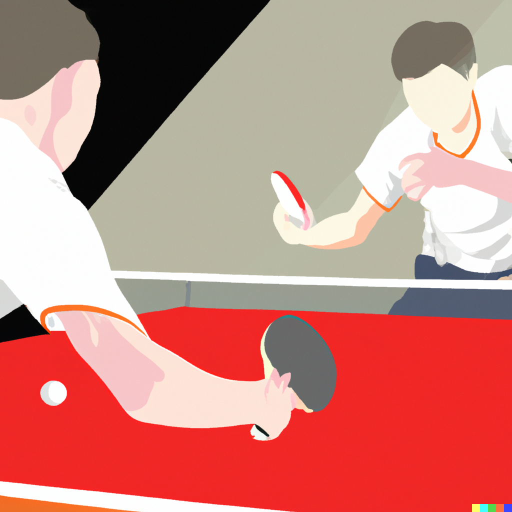 Competiciones mesas de ping pong